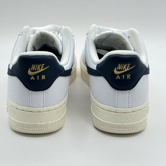 Womens Nike Air Force 1 07 NN White-Obsidian Blue-Pale Ivory FZ6768-100 Sz 6.5 - Picture 5 of 12